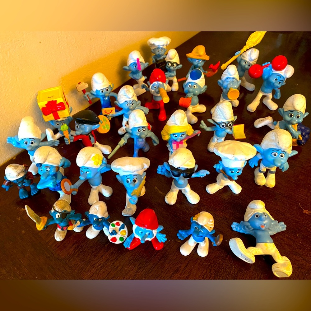 30pc Smurf Toy Lot